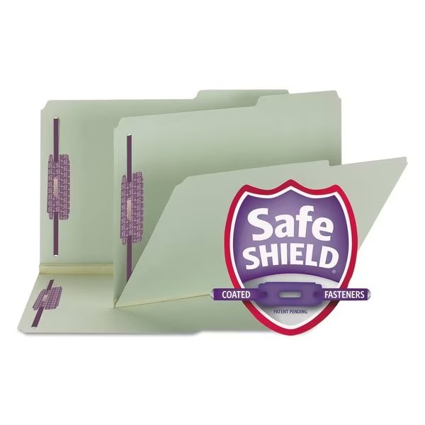 Pressboard Folder, Fastener, Gray, PK25, Smead, Mfr#: 19920
